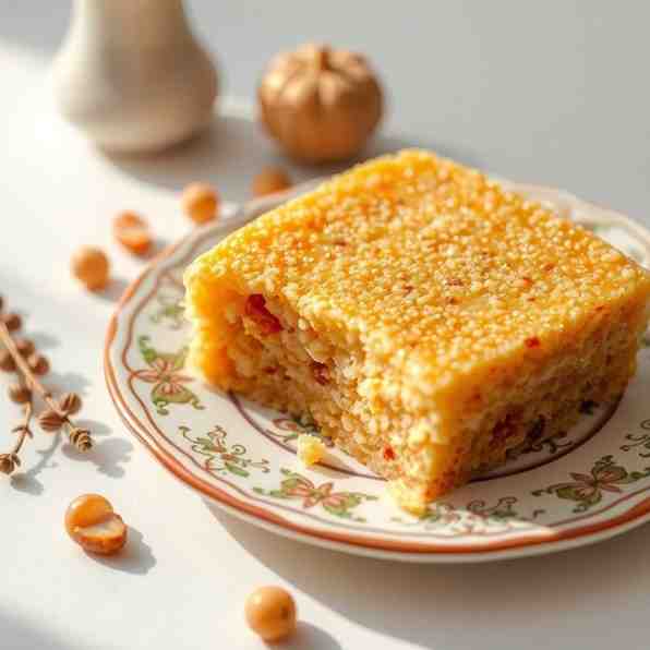 Easy Kosovo Halva - Sweet Semolina Treat (Not Halva From Israel)